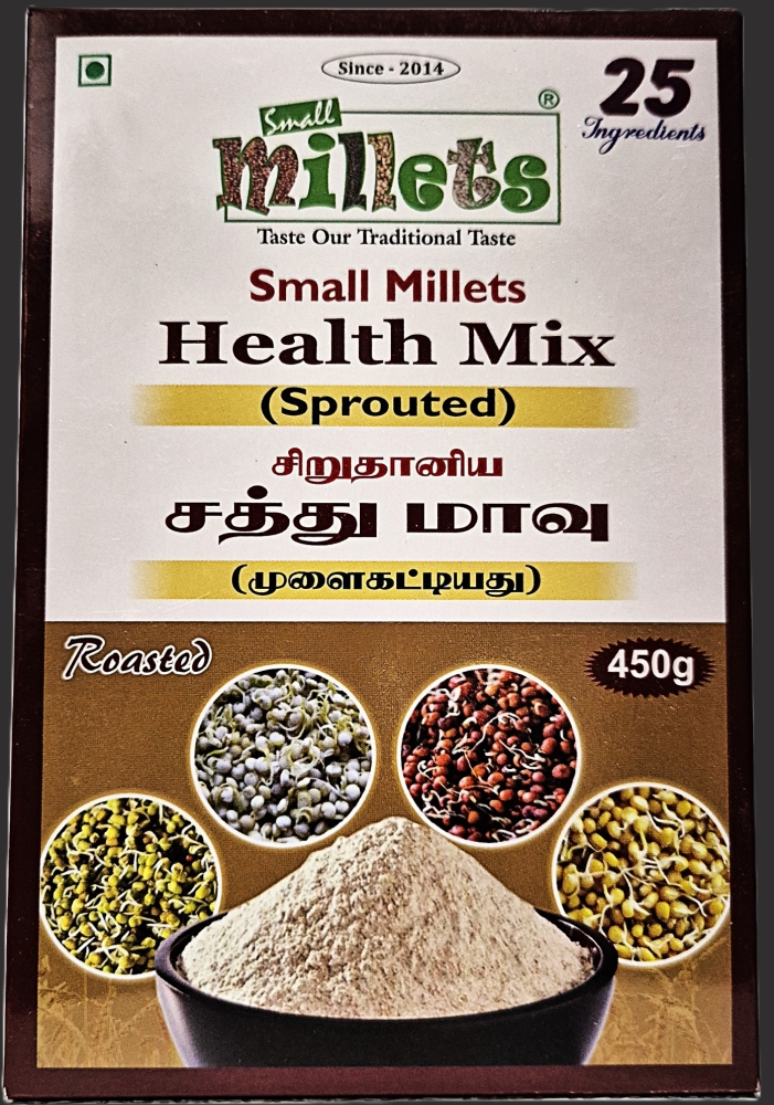 Millets Mix Packet Millet Health Mix-450gms - Millet Dosa Mix/Millet Kanji Mix/Millet ...